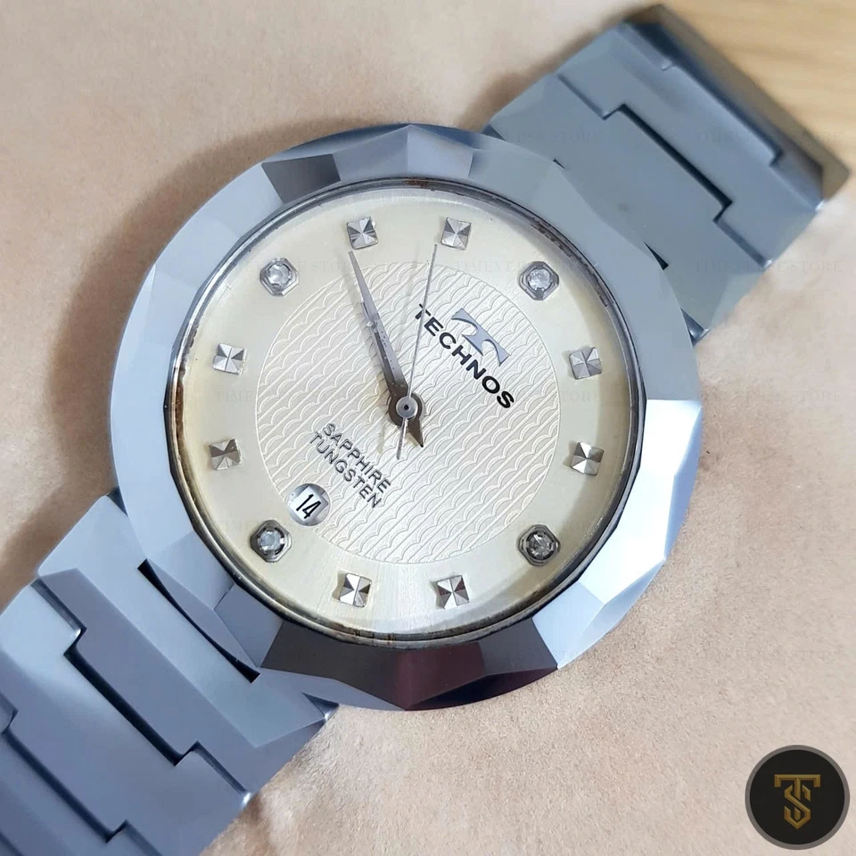 Reloj de cuarzo Technos para hombre - Cristal de zafiro, caja de tungsteno, analógico Foto 2 de 4