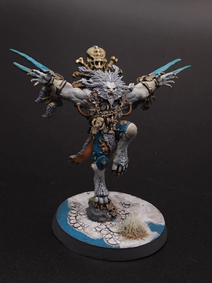 Games Workshop Warhammer 40K Space Wolf Wulfen Squad Painted And Assembled - Image 2 of 4
