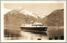 S.S. PRINCE GEORGE SKYWAY ALASKA ANTIQUE REAL PHOTO POSTCARD RPPC