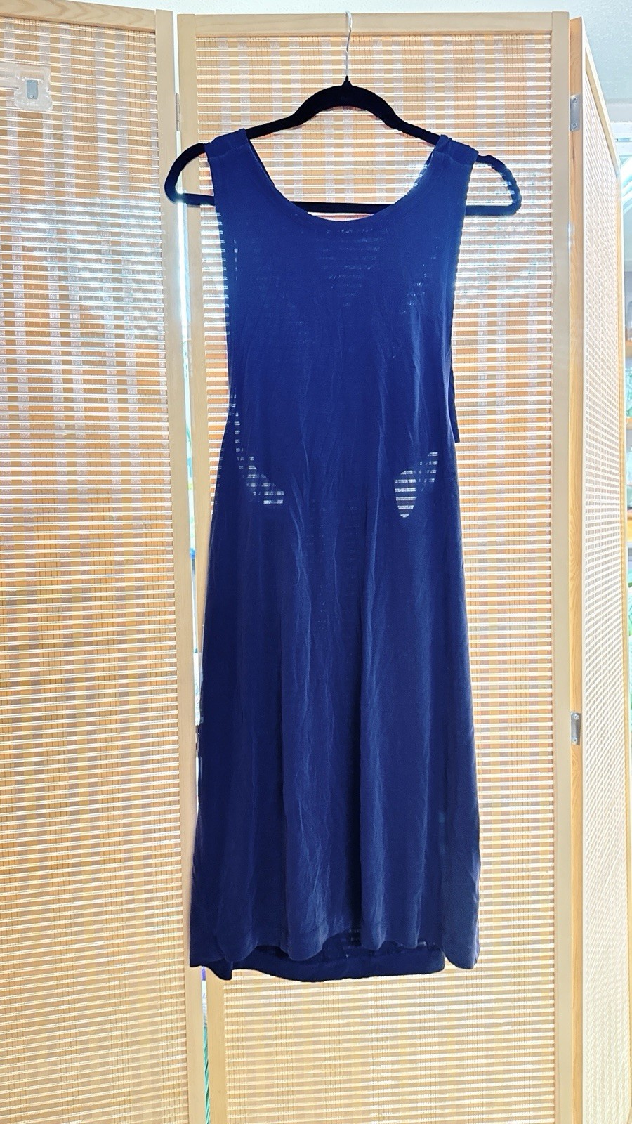 Donna Karan Active Navy Blue Sleeveless Dress, Women’s Size M