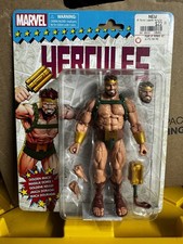 Marvel Legends Hercules Action Figure Golden Mace Retro Card Hasbro 6 New