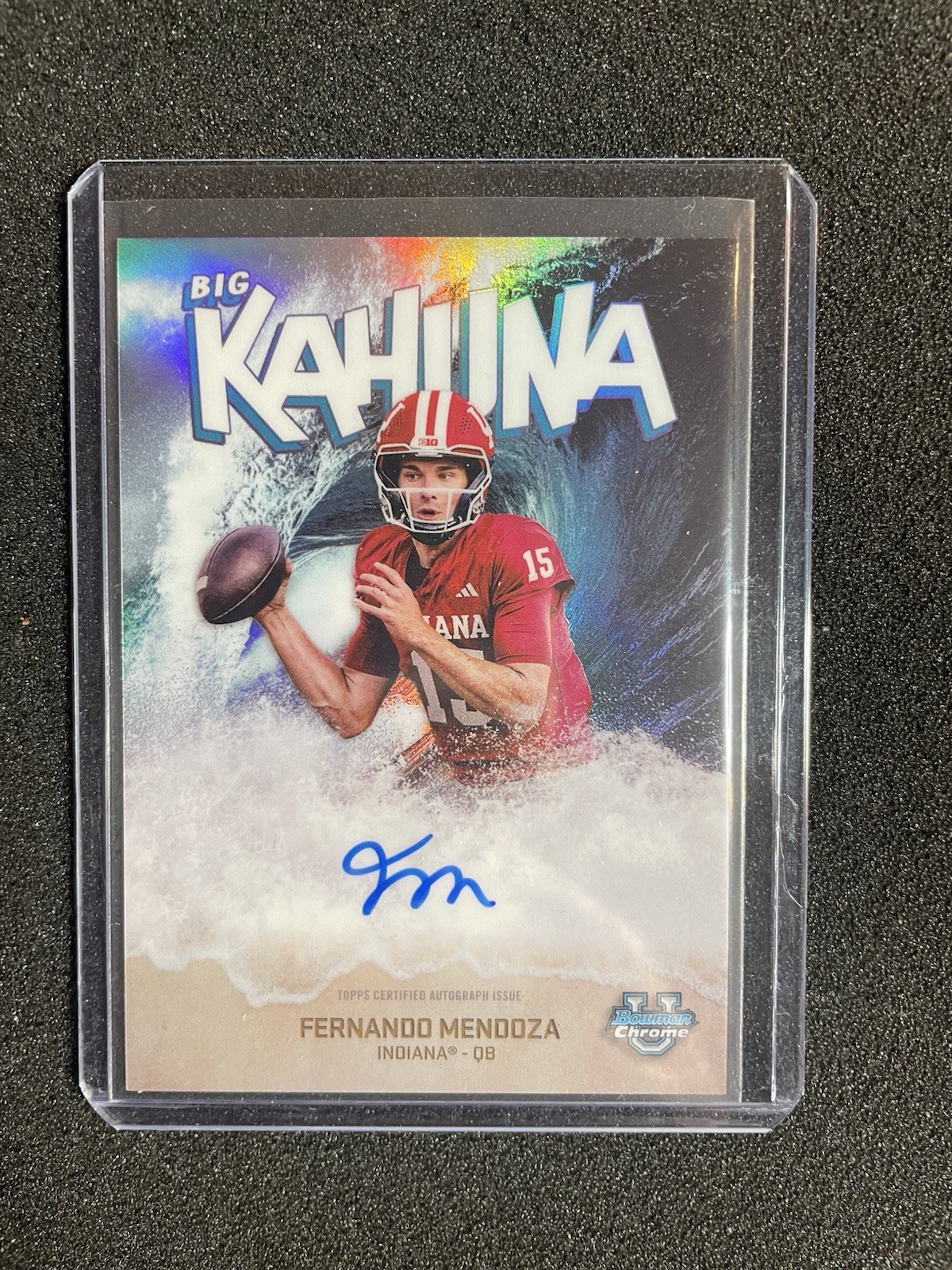 2025 Bowman Chrome U Fernando Mendoza Big Kahuna Auto