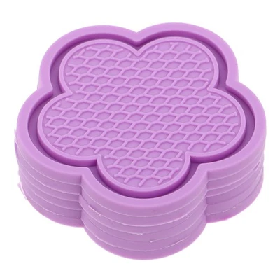 6 Pcs Car Flower Water Coaster Accessories Interior Cup Coasters - Image 1 of 4