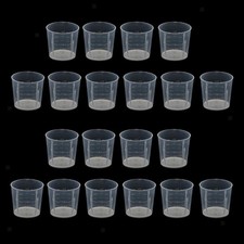 20pcs 20ml Plastic Liquid Measuring Container Cups