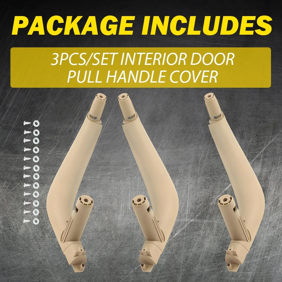 Cubierta de manija interior beige 3-15X para BMW X5 F15 X6 F16 2014-19 Foto 4 de 4