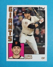 2019 Topps 1984 Topps Baseball Rookies Chris Shaw #84R-CSH San Francisco Giants