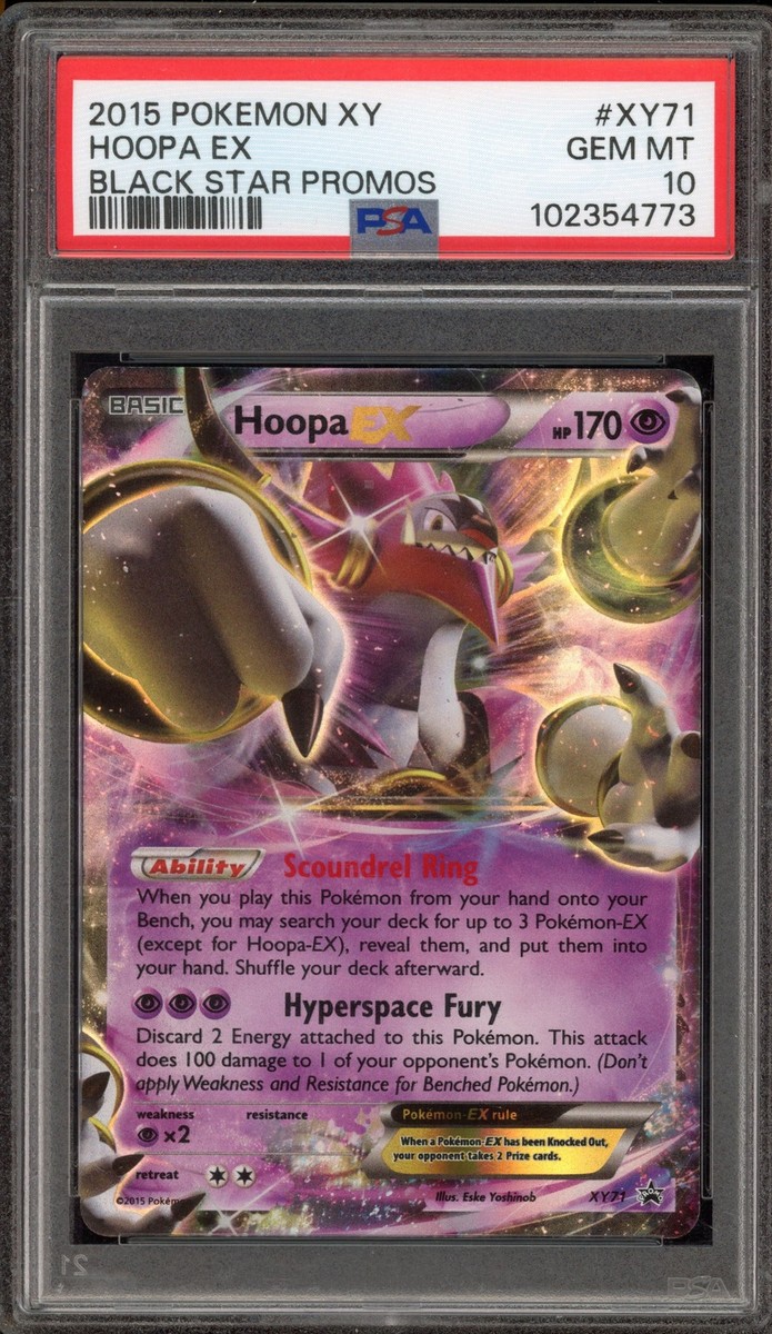 Pokemon Hoopa EX Black Star Holo Promo XY71 PSA 10 Gem Mint | eBay