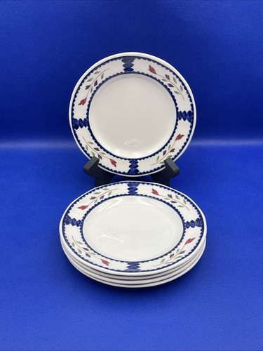 "Lote de 5 platos de pan y mantequilla Adams Ironstone Lancaster 6 1/4"" Inglaterra" - Imagen 1 de 9