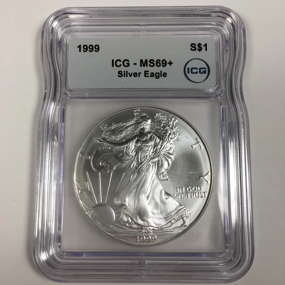 American Eagle MS 69 Graded 1999 Silver Bullion Coins for sale | eBay