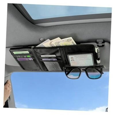 2026 New Car Visor Organizer,Multi-Pocket Car Sun Visor Organizer with 