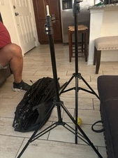 Bundle Set Kshioe Photography Studio trípodes, background, case and umbrellas