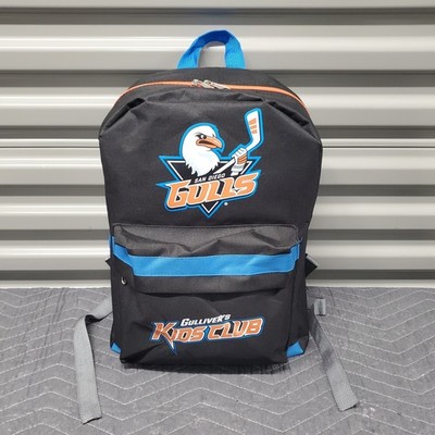 San Diego Gulls Gulliver s Kids Club Backpack SGA Stadium Giveaway Hockey AHL