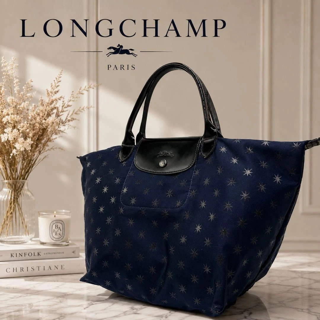 Longchamp Tote Blue Bags & Handbags for Women for sale | eBay