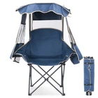Portable Sunshade Chair Folding Outdoor Beach Camping Chair With Canopy Shade