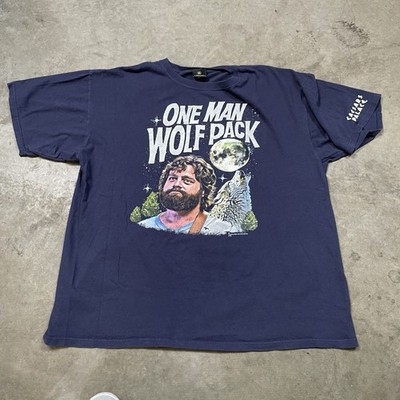 The Hangover Shirt XL 00s Y2K Alan Movie One Man Wolf Pack Caesars Promo Tee
