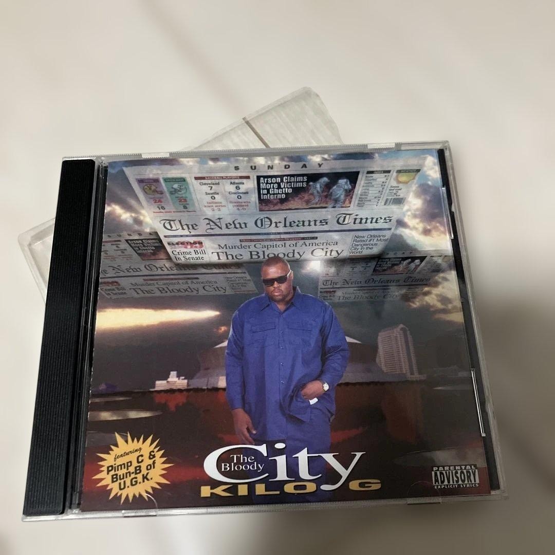Kilo G The Bloody City CD G-Rap Gangsta Hiphop Bloods Crips Rare