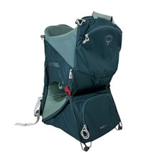 Osprey Poco LT Backpack Child Carrier Sunshade Hiking Travel Vacation Deep Teal