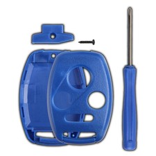 Key Fob Remote Shell Case 4b Blue Kit Replacement For Honda No Cutting Required Key Fob Remote Shell Case 4b Blue Kit Replacement For Honda No Cutting Required