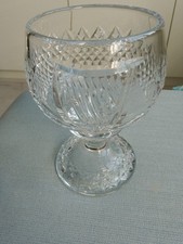 MINT! Hurricane Lamp INNISFREE by CAVAN Votive Candle Holder Irish CRYSTAL
