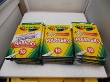  17 PACKS  Crayola Markers - 10 Classic Colors In each carton free ship