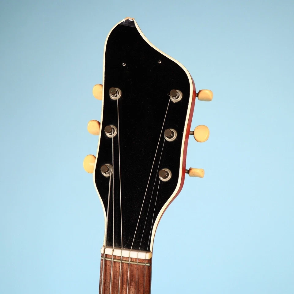 Guitarra eléctrica Supro Croydon 1965 roja modelo S666 Foto 4 de 4