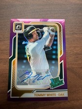 2026 Donruss Optic Tommy White Purple Autograph /99 #145 Athletics