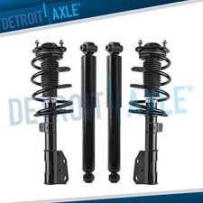 Front Struts w/ Coil Spring Rear Shock Absorbers for 2007 - 2012 Chevy Traverse