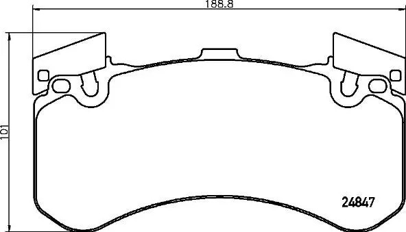 Pastiglie freno P 85 136 BREMBO per AUDI BENTLEY