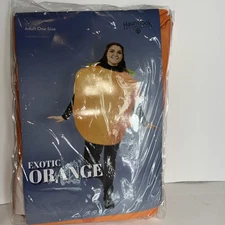 Exotic Orange Fruit Halloween Costume Adult NEW