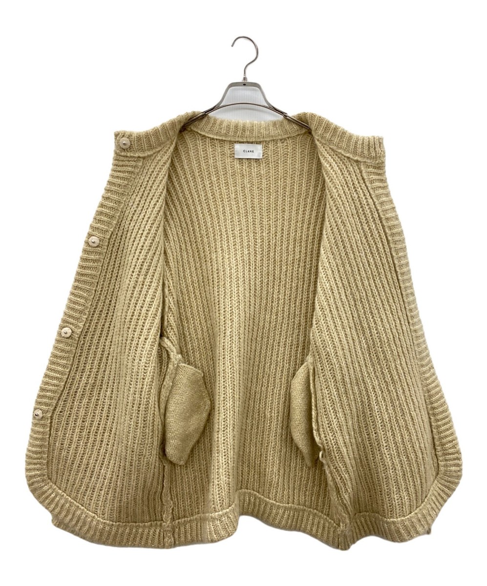 CLANE COLOR MOWoolSHAGGY CARDIGAN 2 beige Ext+++ | eBay
