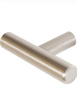 2 in. Satin Nickel Hollow Stainless Steel Drawer Pull - pack of 5