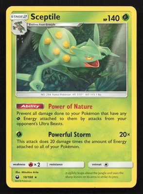 Sceptile Rare SM - Celestial Storm 10/168 LP