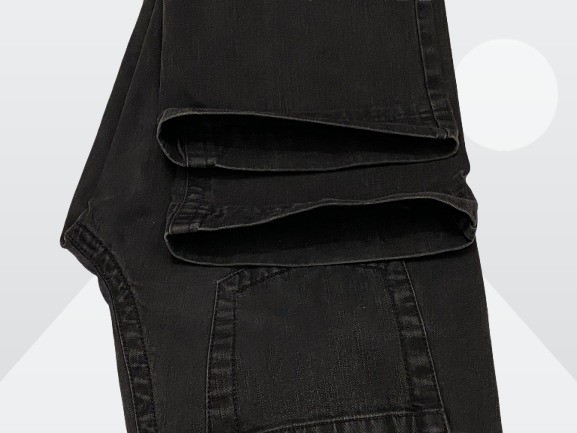 Vintage 2004 Tommy Hilfiger Womens Black Wash POE-VIT Hipster Boot Jeans Size 10 thumbnail 14