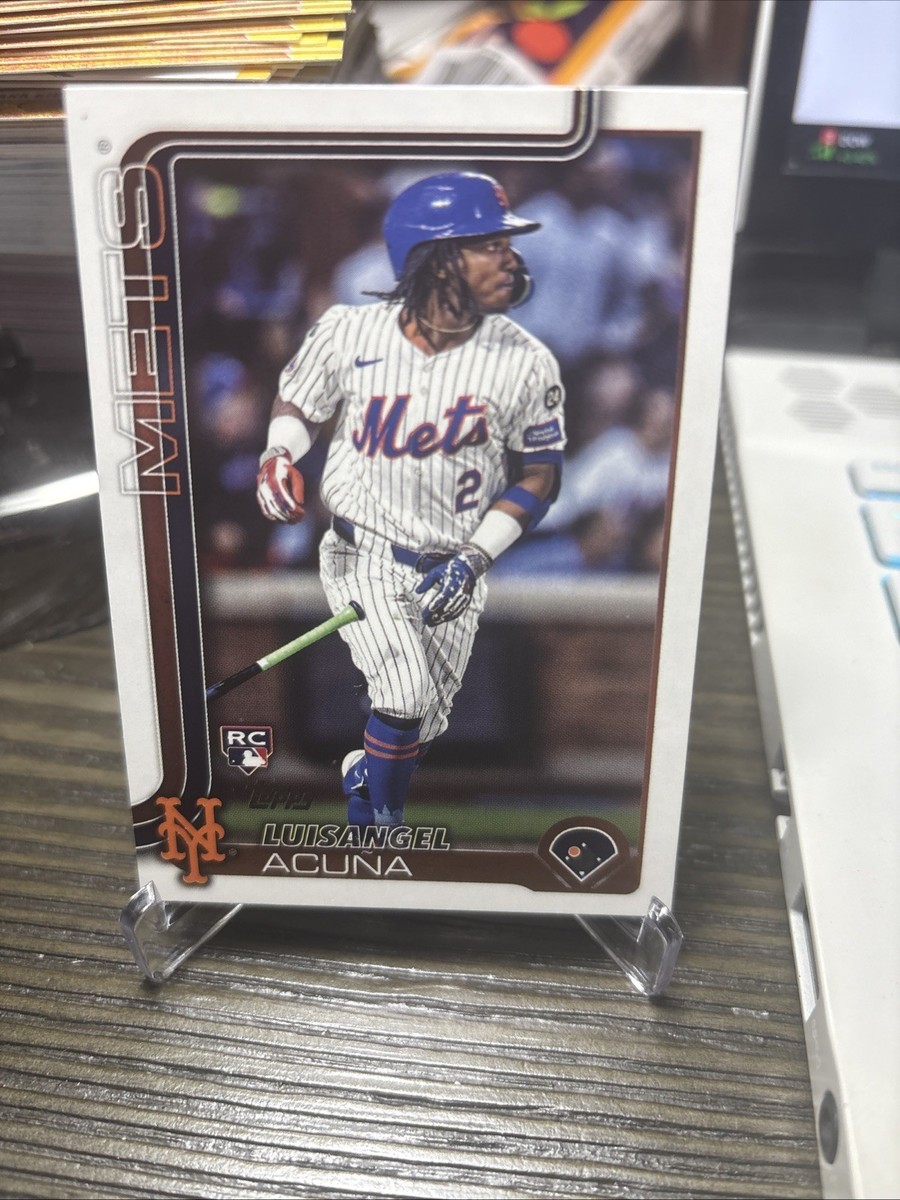 2025 Topps Series 2 #524 Luisangel Acuna New York Mets RC | eBay