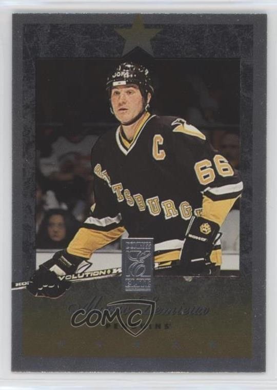 1995-96 Donruss Elite Mario Lemieux #66 HOF 2d8