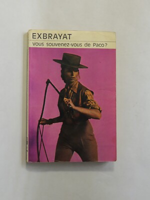 Vintage French Book Vous Souvenez-Vous de Paco? By Charles Exbrayat