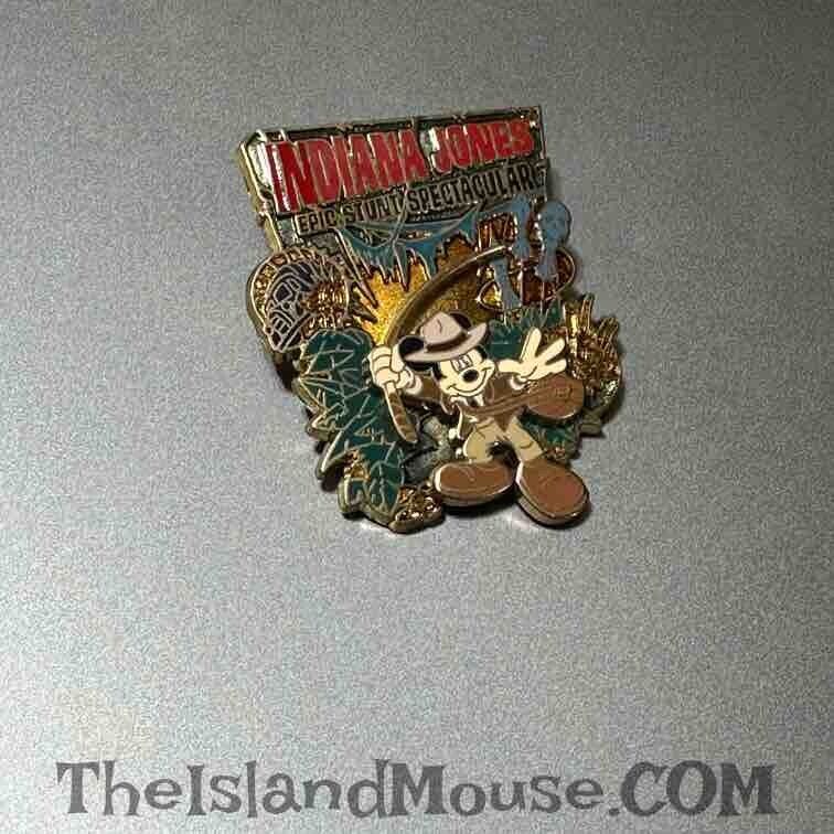 Very Rare Disney Wdw Mickey Indiana Jones Epic Stunt Spectacular Pin (Un:27587)