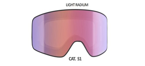 Gafas de Esquì Salice 106 OTG BLUE - BLACK/DARW BLUE LIGHT unisex - Picture 2 of 2