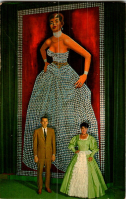 ''The Silver Queen'' picture, Virginia City, Nevada postcard.