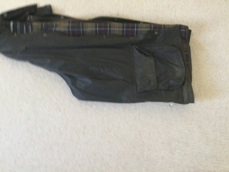 Classic Barbour Beaufort Wax Jacket in Green C48 122cm eBay