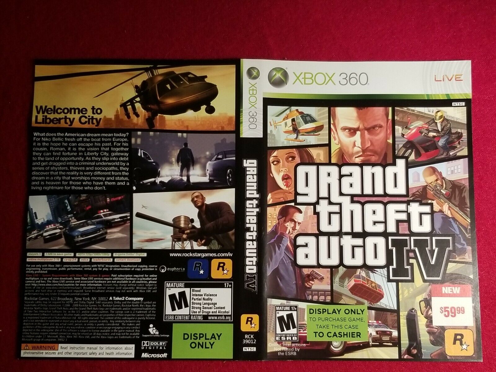 Игра xbox 360 gta