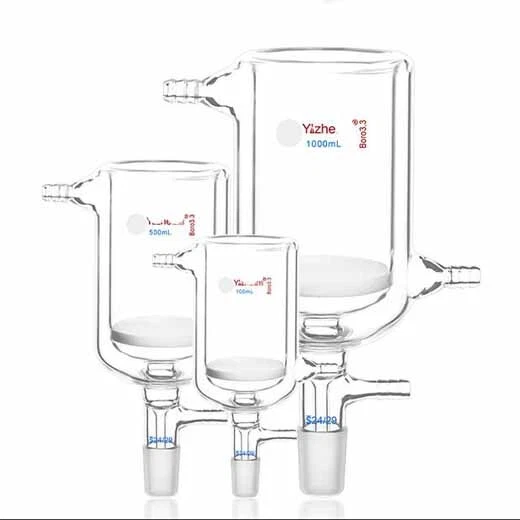 Laboratory 50-1000ml double layer Chemistry glassware filter funnel - Image 4 of 4