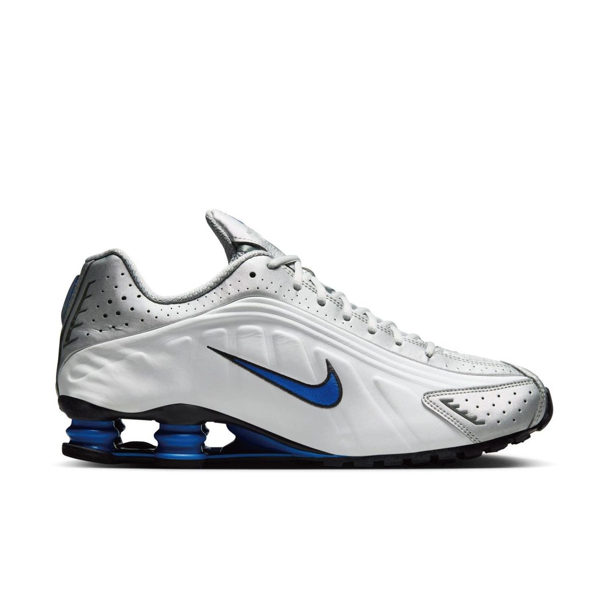★NIKE★ SHOX R4 M llic Silver Psychic Blue HQ1998-004 Nike Shox R4 White Metallic Silver Racer Blue HQ1988-100
