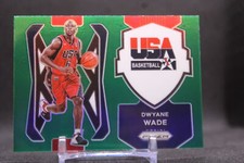 Dwyane Wade #4 2021-22 Panini Prizm USA Basketball Prizms Green USA