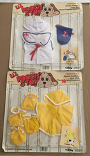 Vintage Lot of 2 Totsy Lil Pooch Stop Pound Puppies Newborn Outfits NEW NOS