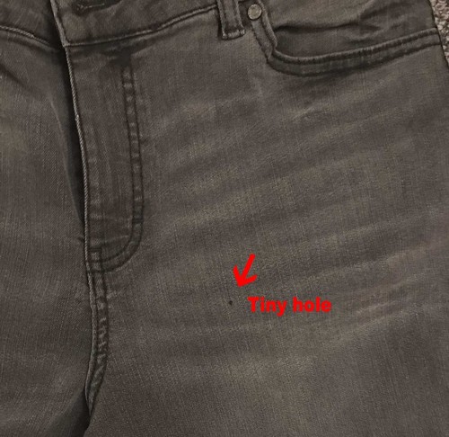 Women's Jennifer Lopez Jeans Skinny Ankle Fringe Snakeskin Sides Black Size 16 - Picture 11 of 16