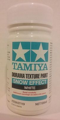 Tamiya Diorama texture paint 87119, Snow effect, White 