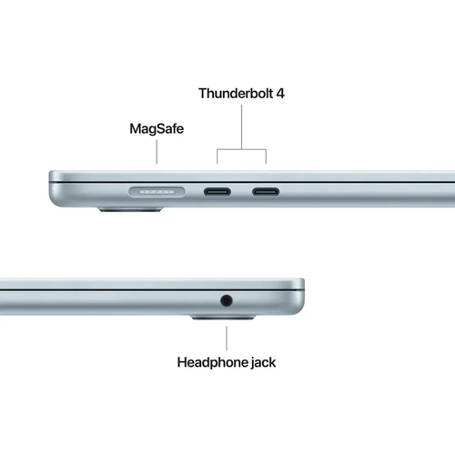 Apple MacBook Air 15" M4 chip 16GB RAM 256GB SSD Sky Blue MC7A4LL/A 2025 Model - Picture 4 of 4