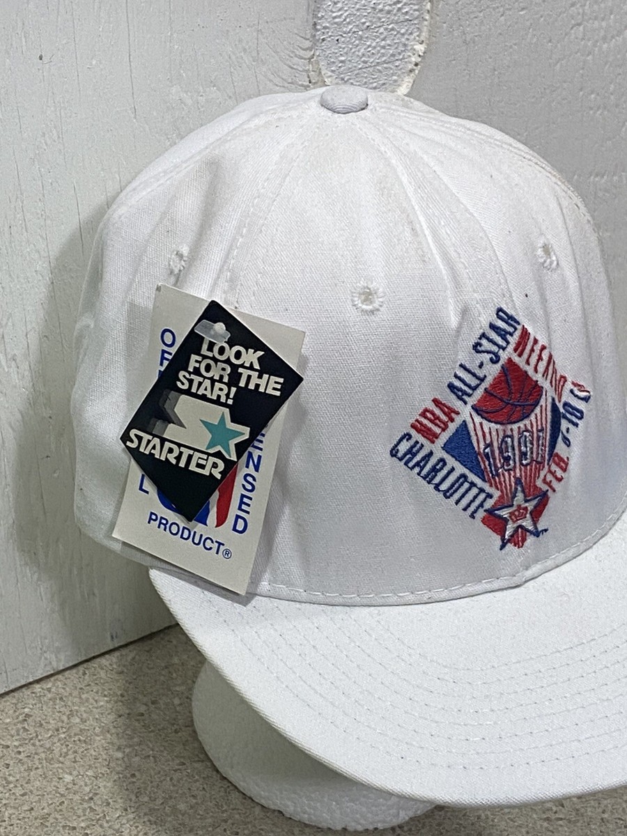 Vintage 1991 NBA All Star Weekend Starter Snapback Hat Cap with