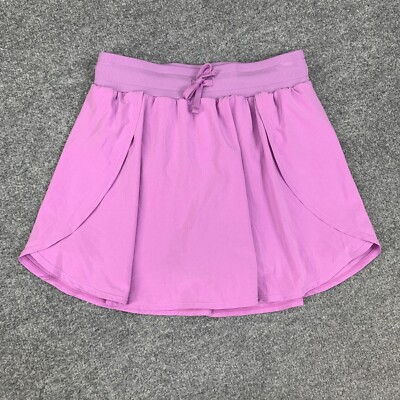 Zella Skort Girls L Large Orchid Spectre Flexible Tulip Hem